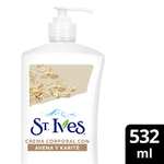 Amazon: Crema Corporal ST.IVES Avena y Karité para una humectación profunda hecha con ingredientes humectantes 100% 532 ml (Planea y Ahorra)