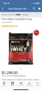 Costco: Whey proteína Chocolate 2.8kg