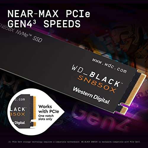 Amazon: SSD WD_BLACK 2TB SN850X con 44% de desc!
