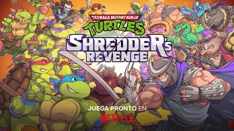 Juego GRATIS Teenage Mutant Ninja Turtles: Shredder’s Revenge' Exclusivamente para miembros de Netflix