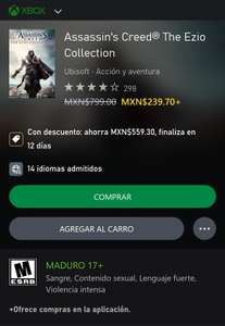 Xbox: Assassin's Creed The Ezio Collection