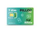 Amazon - Chip Pillofon Plan 7 días ilimitado | Envío gratis Prime
