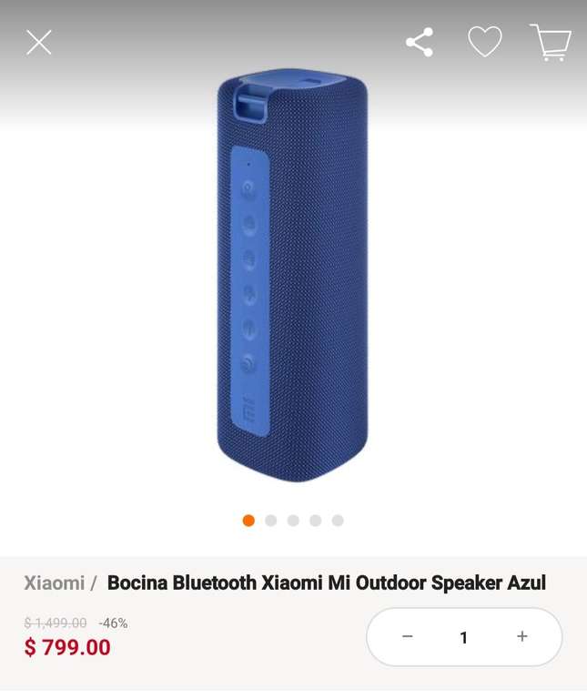 Linioi: Bocina Bluetooth Xiaomi MI Outdoor Speaker Azul