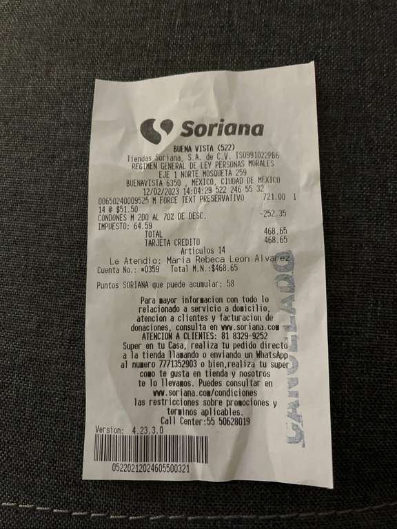 Soriana Buenavista: Condones M texturizados / Segundo paquete a 70% de descuento