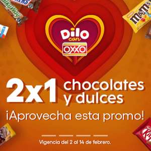 Oxxo: 2x1 en Chocolates y Dulces