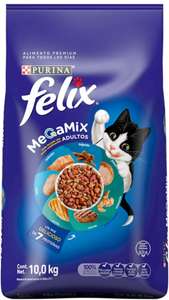 Amazon: Felix Megamix Croquetas para Gato Adulto 10 kg