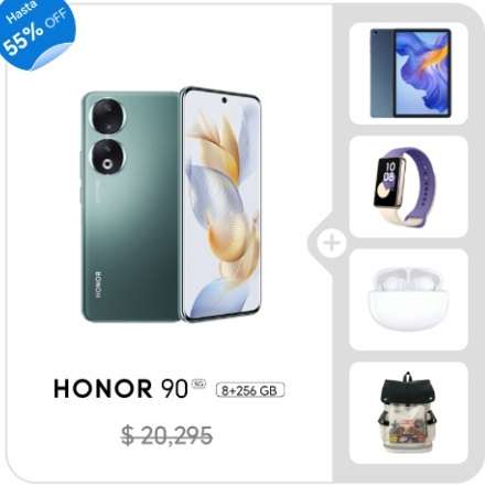 Honor: HONOR 90 8GB+256GB + Pad X8 4GB/64GB + Honor Band 9+ Backpack + Earbuds X5