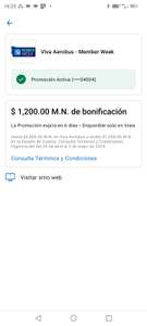 $1,200 de bonificación Amex al gastar $6,000 en Viva Aerobus