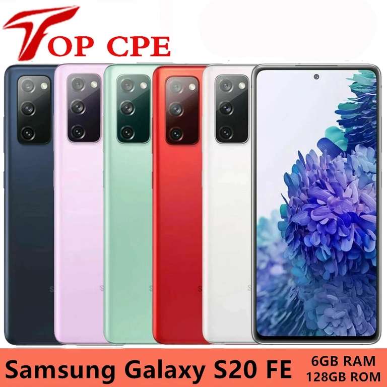 AliExpress: Samsung-teléfono inteligente Galaxy S20 FE S20FE 5G,128GB, Snapdragon 865,