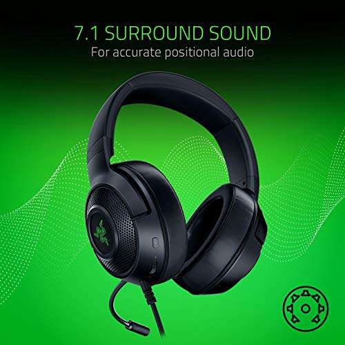 Amazon: Auriculares Razer Kraken X USB sonido 7.1 para PC