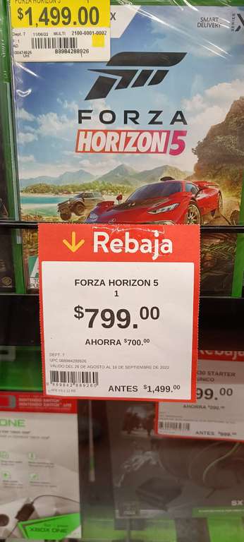 Forza Horizon 5 (juego físico) en Walmart