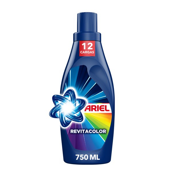 Bodega Aurrerá: Detergente Líquido Ariel Revitacolor 1.5 lts (2x750 ml)