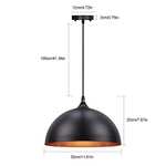 Amazon: Lámpara colgante Industrial Moderna lampara colgantes vintage Minimalista 11.81" de ancho | Oferta Relámpago