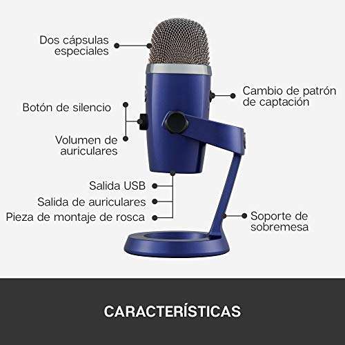 Amazon: Micrófono Premium de condensador USB