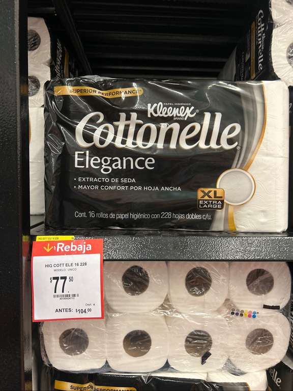 Walmart: Papel Higiénicos Cottonelle elegance