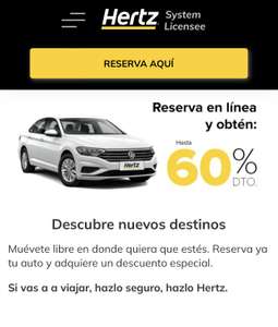 Totalplay x Hertz: Hasta 60% OFF para vehículos en renta | Promoción desde la App Totalplay