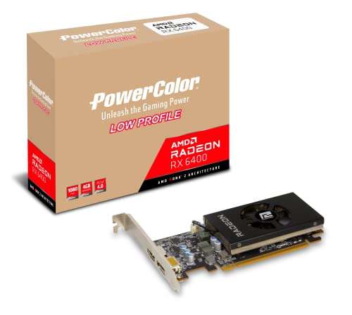 Amazon: AMD Radeon RX 6400 4GB low profile Precio mas bajo según Keepa