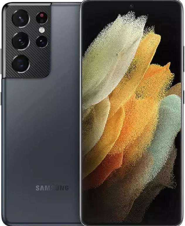 Amazon: Galaxy S21 Ultra G998U 5G, smartphone Android totalmente desbloqueado,128 GB - Azul marino fantasma (reacondicionado) HASTA 18 MSI
