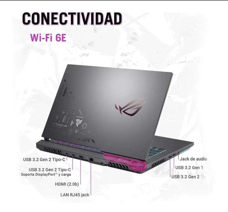 Mercado Libre: Laptop Asus Rog Strix G15 Ryzen 7 8gb 512gb Ssd Rtx 3050 4gb