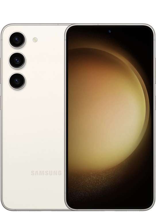Amazon: SAMSUNG Galaxy S23 5G S9110 Dual 128GB 8GB RAM, cámara de 50MP, desbloqueada de fábrica, color crema