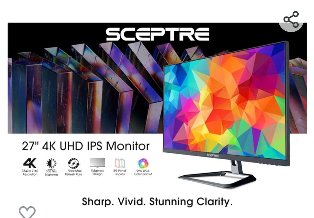 Sceptre Monitor Para Juegos De 27 Pulgadas 240hz 1ms 99%