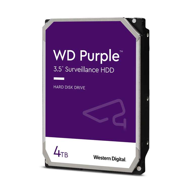CyberPuerta: Disco Duro 4TB Western Digital Purple para Videovigilancia