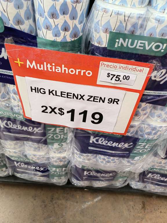Kleenex Zen Zone 9R-Walmart López Mateos GDL 2 x $119