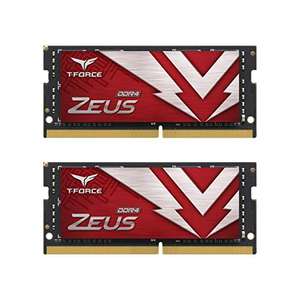 Amazon: Par de Tarjetas RAM TEAMGROUP T-Force Zeus 32gb (2 x16GB) DDR4 SODIMM 3200MHz