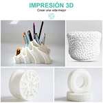 Amazon: Filamento 1,75 mm, ZQSQD Filamento de Impresora 3D Brillante PETG blanco brillante 1KG