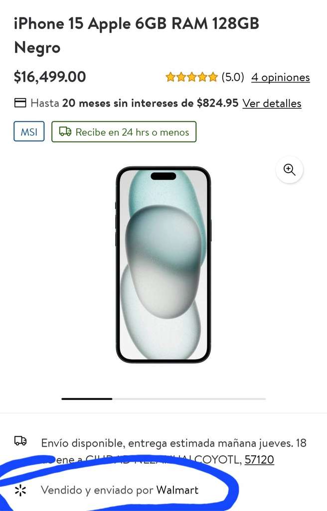 El iPhone 15 Pro Max llegó a Walmart y tiene una promoción