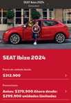 Seat: Ibiza Style 2024 baja a $299,990 ó 36 msi
