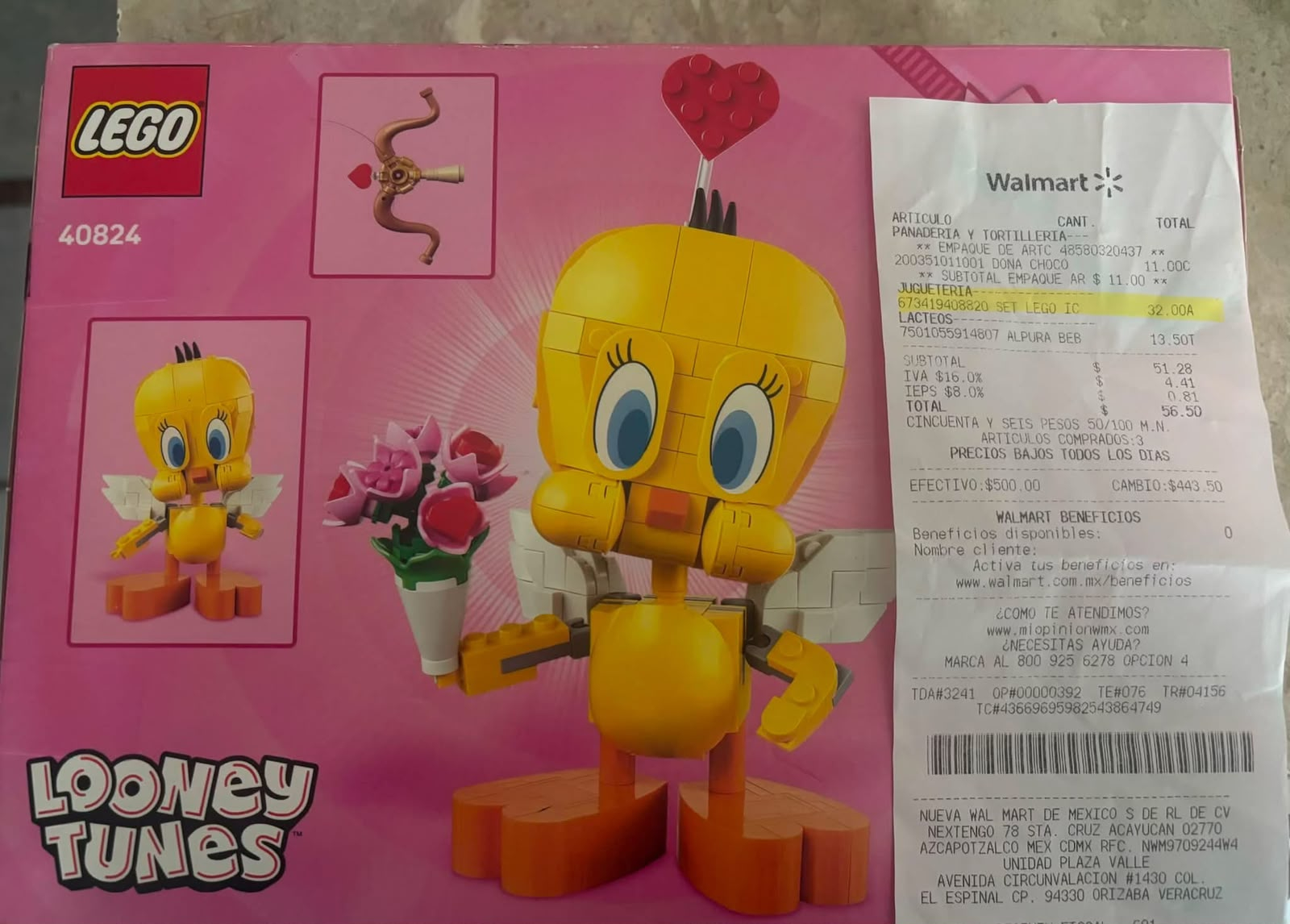 Walmart: Lego Looney Tunes Piolín Cariñoso