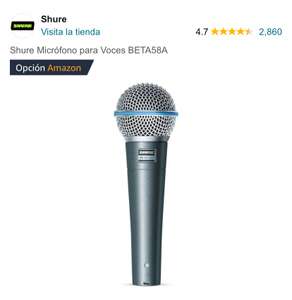 Amazon: Shure Micrófono para Voces BETA58A