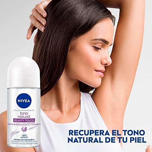 AMAZON: NIVEA Desodorante Aclarante para Mujer Tono Natural Beauty Touch (50 ml) | Planea y Ahorra