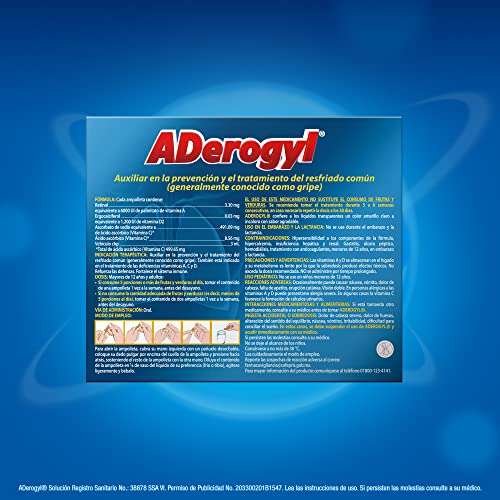 Amazon: Aderogyl vitaminas A, C y D (con Planea y Ahorra)