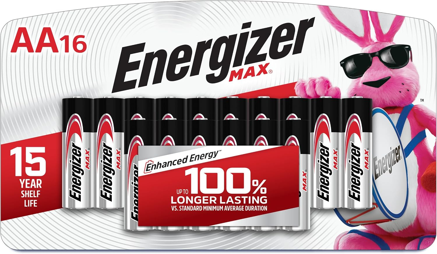 Amazon: Energizer Pilas AA, batería máxima Doble A alcalina, 16 Unidades
