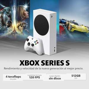 Amazon: Consola Xbox Series S (con Banorte, HSBC, Citibanamex, BBVA, Santander e Imbursa)