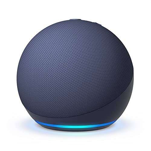 Digitalife: Amazon Echo Dot (5ta Generación) Asistente de Voz con Alexa, Inalámbrico, WiFi, Bluetooth, Azul y Blanco