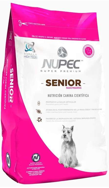 Amazon: Nupec Perro Raza Pequeña Senior, 8 kg
