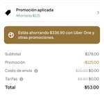 UberEats: Burguer King 4 hamburguesas por 53 pesos