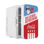 Amazon: Mini refrigerador de coca cola, le caben 12 latas (para el coche o mantener el lonche fresco en la oficina)