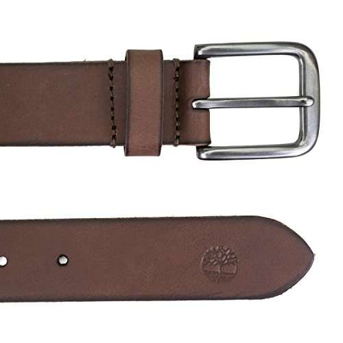 Amazon: Timberland - Cinturón piel clásico para hombre | Talla 32,36 y 40 (Pide una talla mas grande de la que usas), envío gratis con Prime