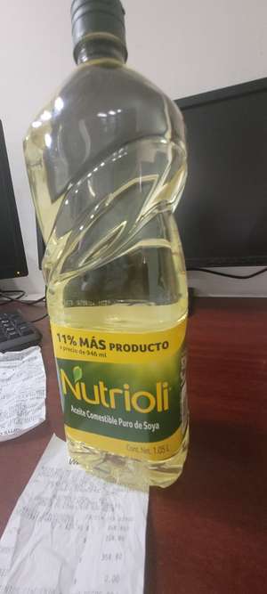 ACEITE NUTRIOLI 1.05 LT en Walmart Portal Centro CDMX
