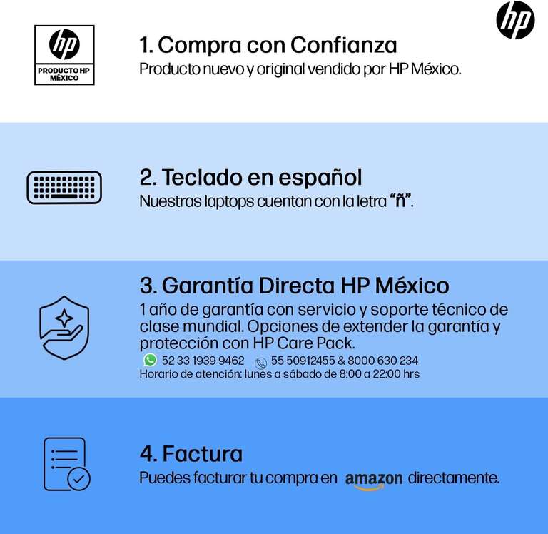 Amazon: HP Laptop 14-dq2521la, Intel Core i3 11a Generación