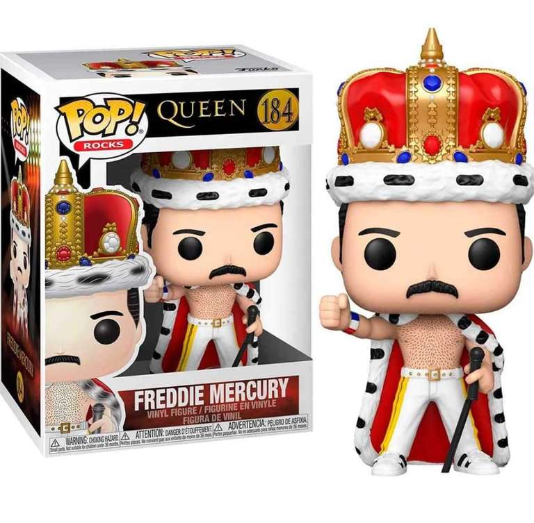 Amazon: Funko pop! Queen. Freddie Mercury King