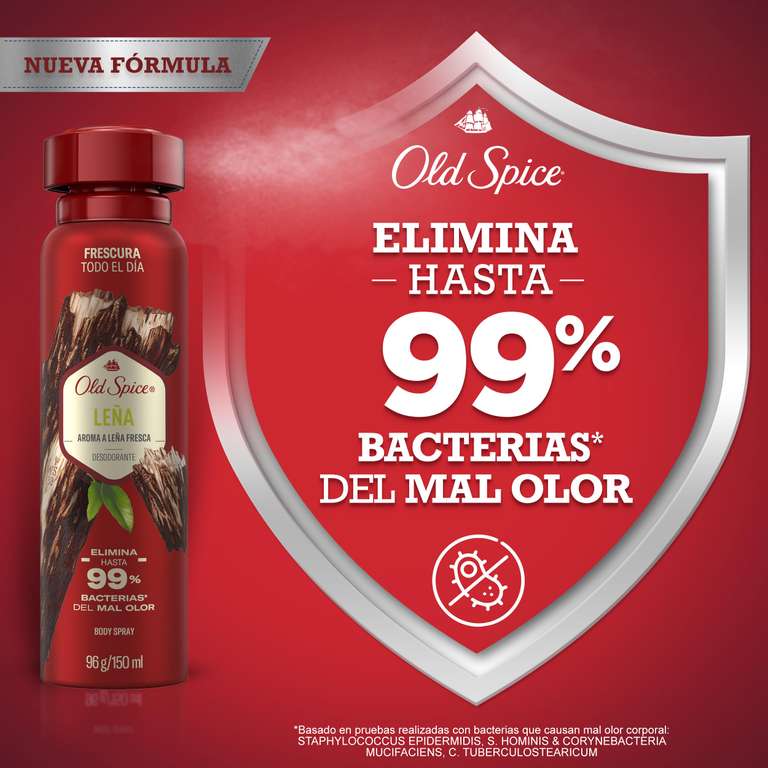 Amazon: Old Spice Desodorante en Aerosol Leña , 150 ml, Con Planea y Ahorra