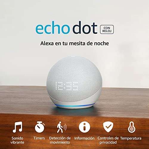 Amazon: Echo Dot (5.ª generación, modelo de 2022) (Por $50 más, foco Lloyds)