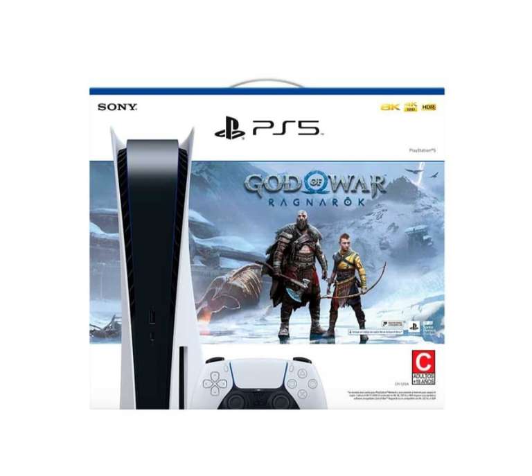 Walmart: Consola PlayStation 5 de discos + God of War Ragnärok