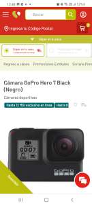 Soriana Cámara GoPro Hero 7 Black (Negro)$3299 y hero 8 $5199