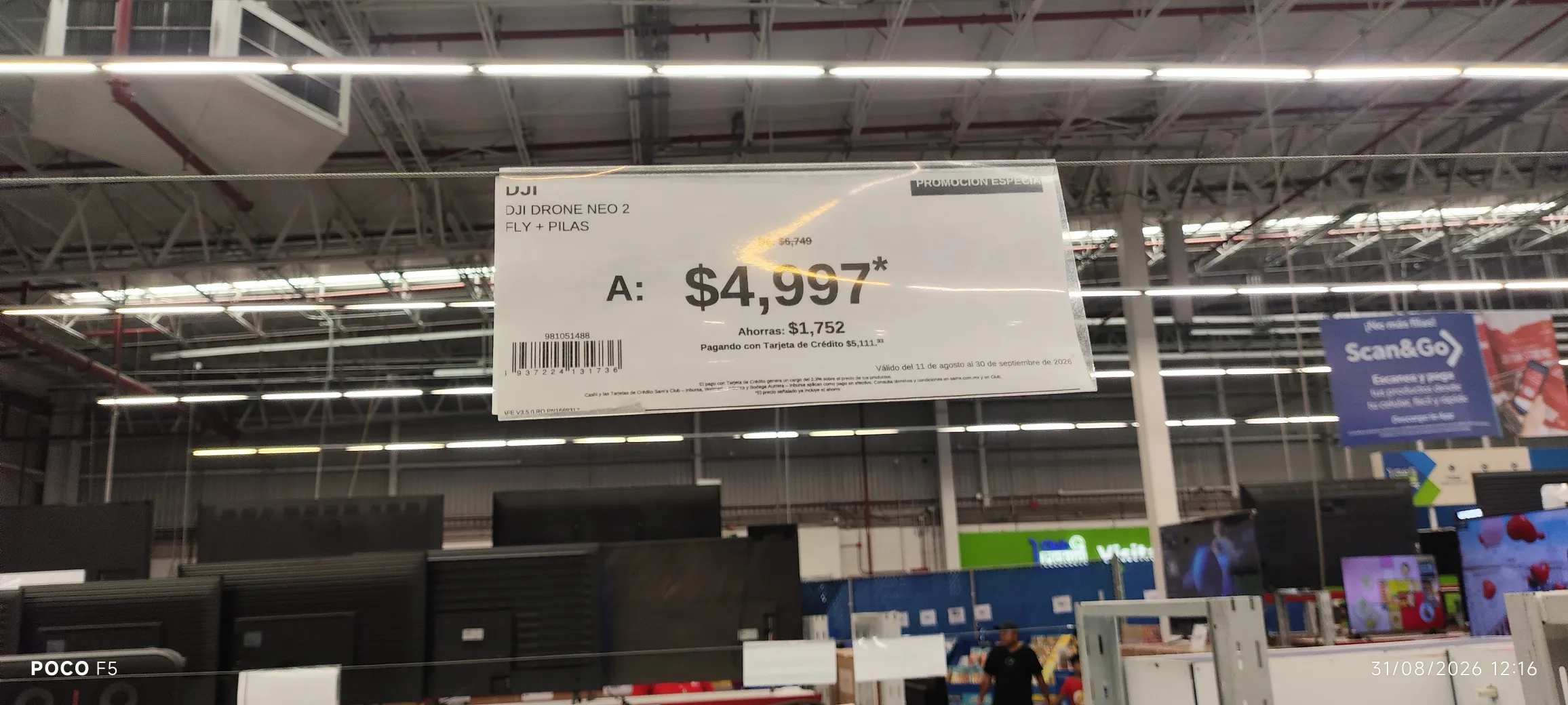 Sams club la raza. Dron dji combo